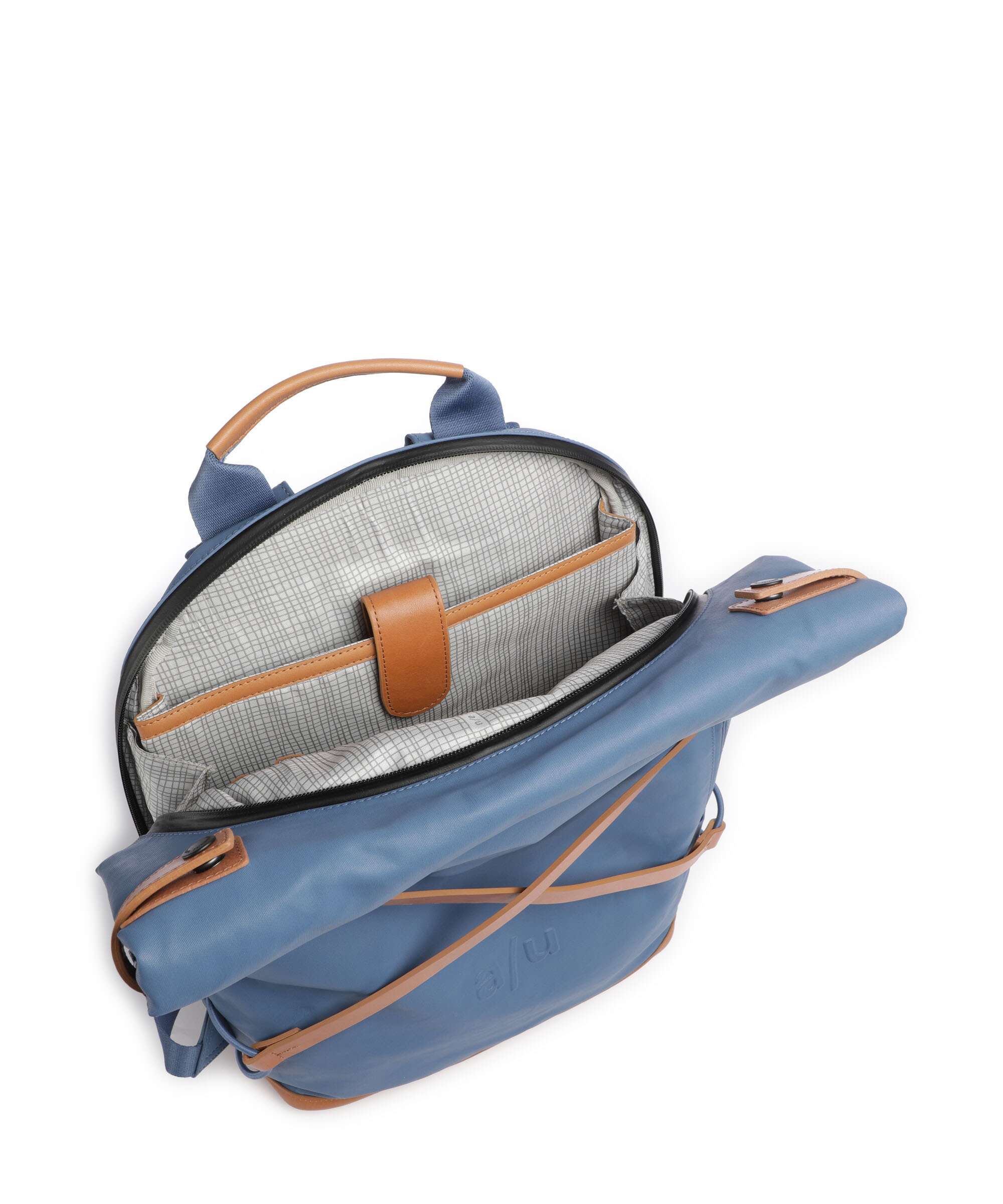 Aunts & Uncles Japan Osaka Rolltop backpack blue jeans