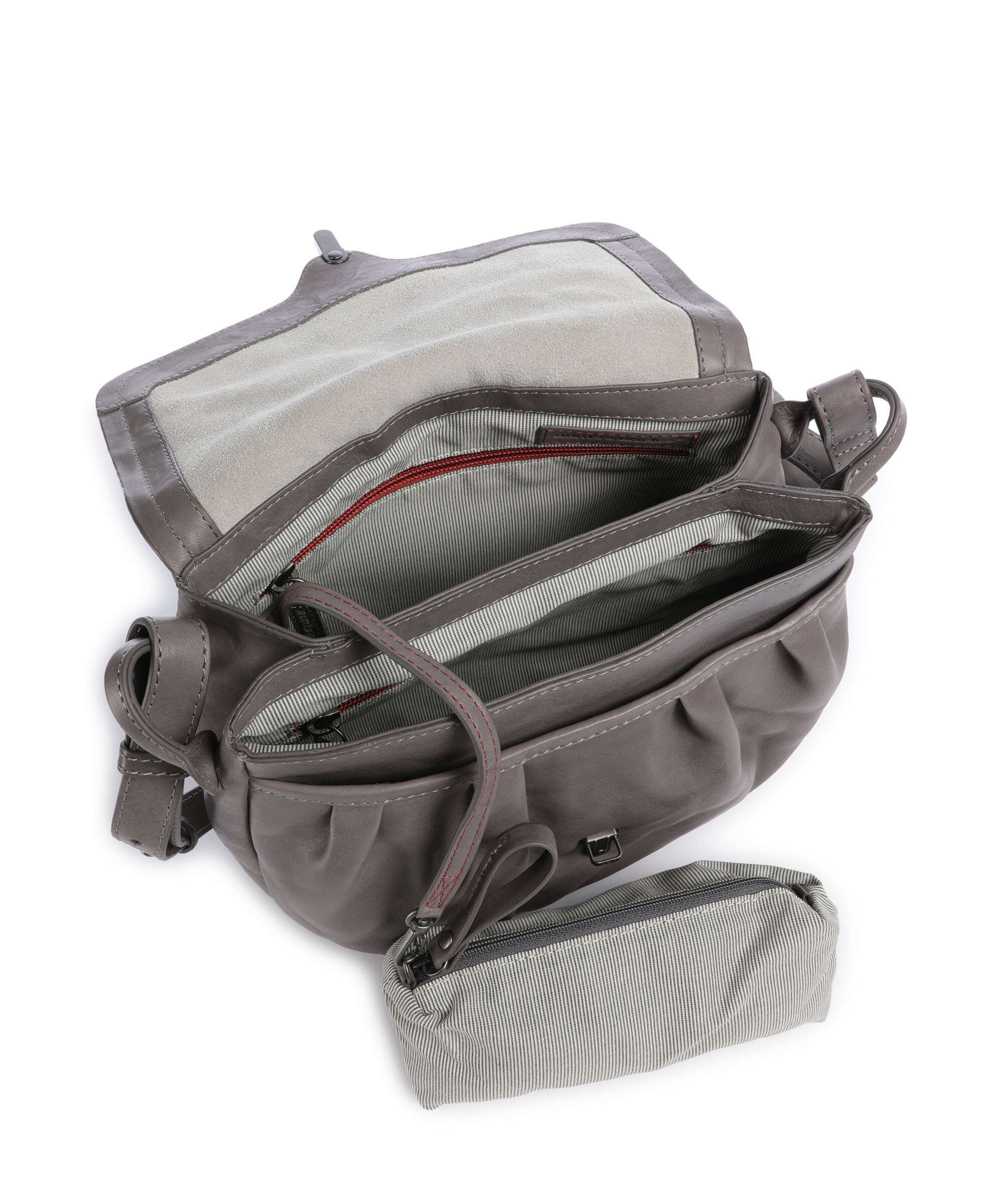 Aunts & Uncles Grandma's Luxury Club Mrs. Pineapple Pie Crossbody bag oyster grey