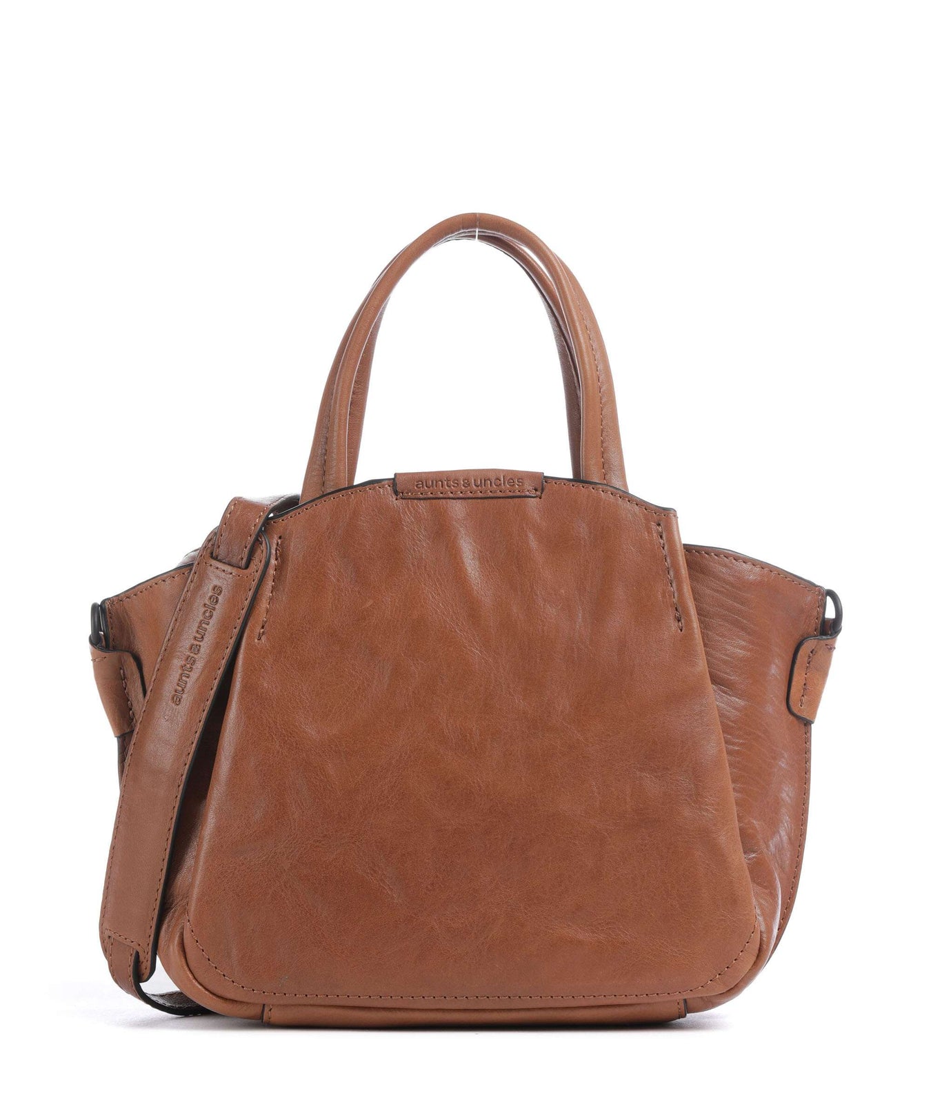 Aunts & Uncles Grandma's Luxury Club Mrs. Plum Crumble Handbag caramel