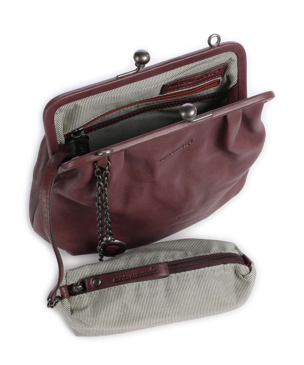 Aunts & Uncles Grandma's Luxury Club Mrs. Fortune Cookie Crossbody bag dark cherry