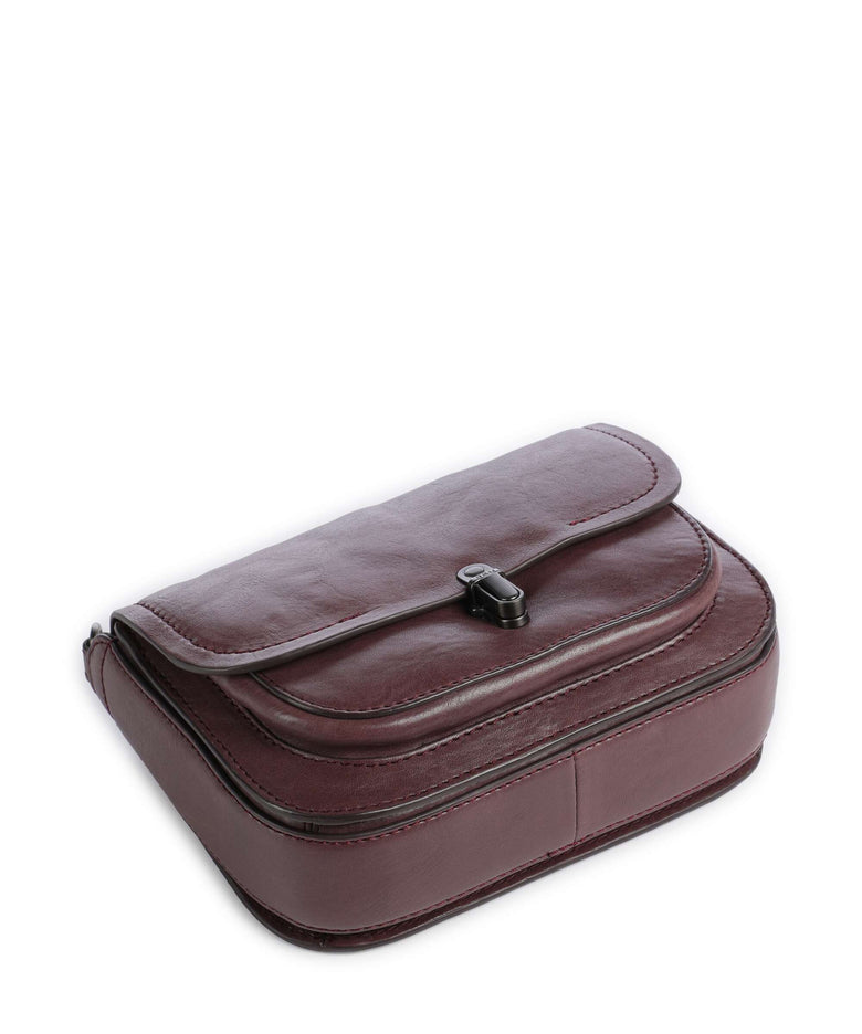 Aunts & Uncles Grandma's Luxury Club Mrs. Waffle Crossbody bag dark cherry