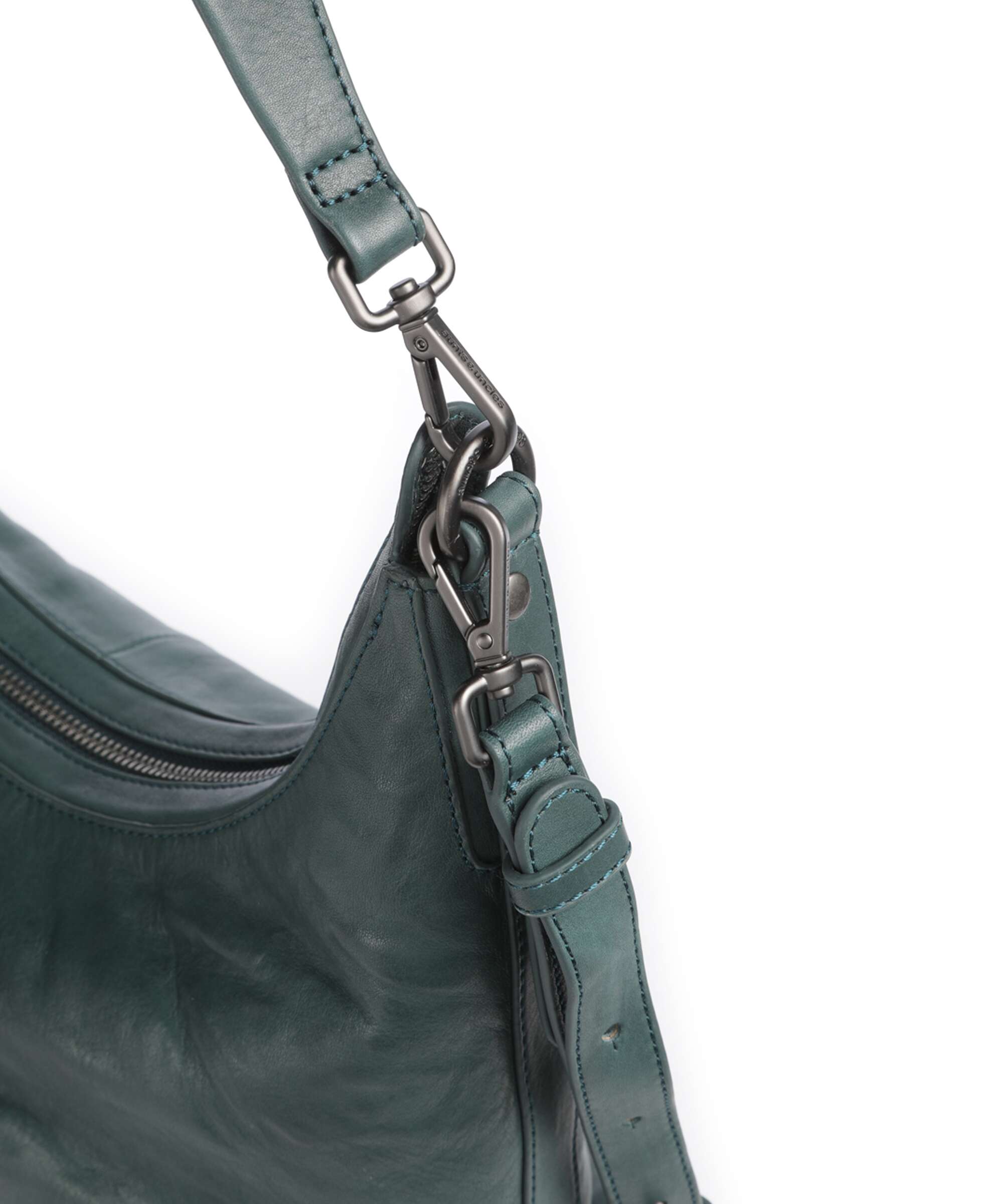 Aunts & Uncles Grandma's Luxury Club Mrs. Banoffee Pie Hobo bag green jewel