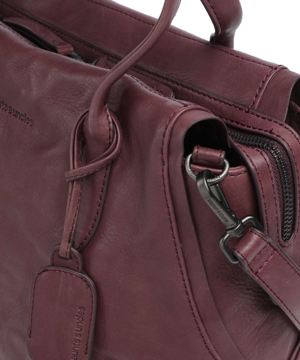 Aunts & Uncles Grandma's Luxury Club Mrs. Profiterole Handbag dark cherry