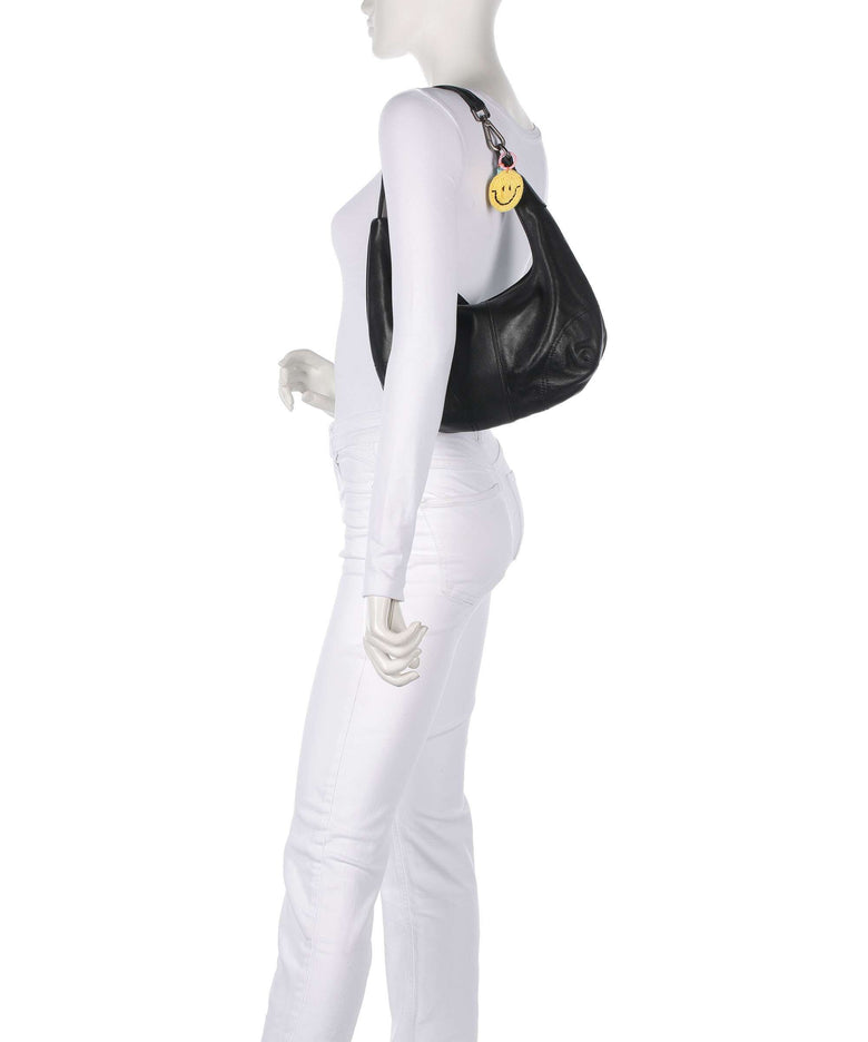 FredsBruder Take A Smile Hobo bag black