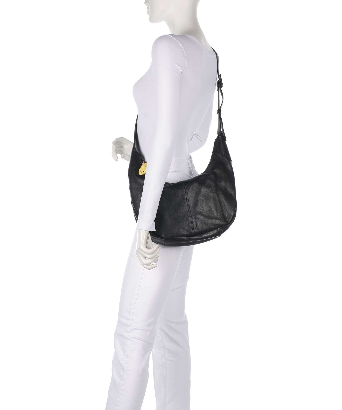 FredsBruder Take A Smile Hobo bag black