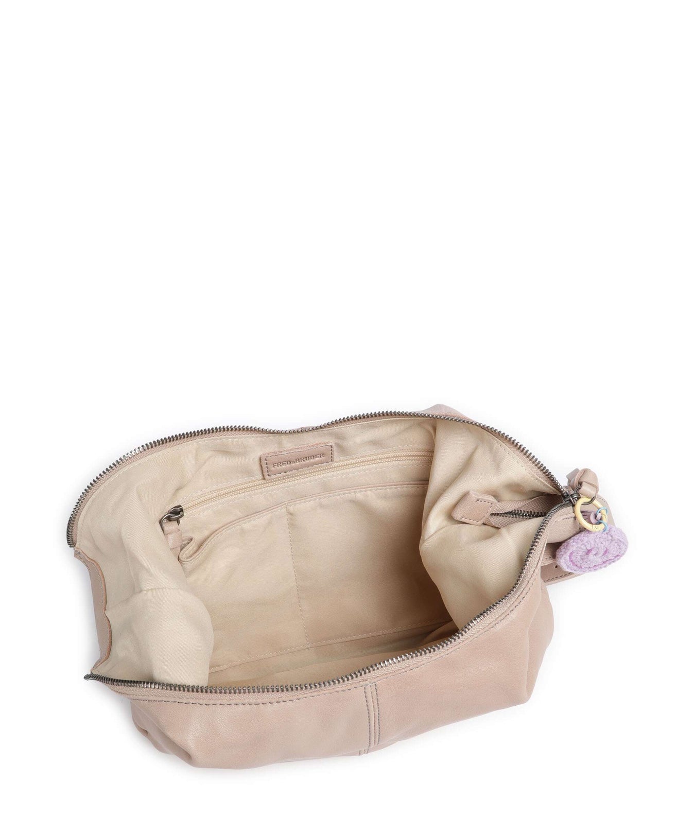 FredsBruder Take A Smile Hobo bag chai latte