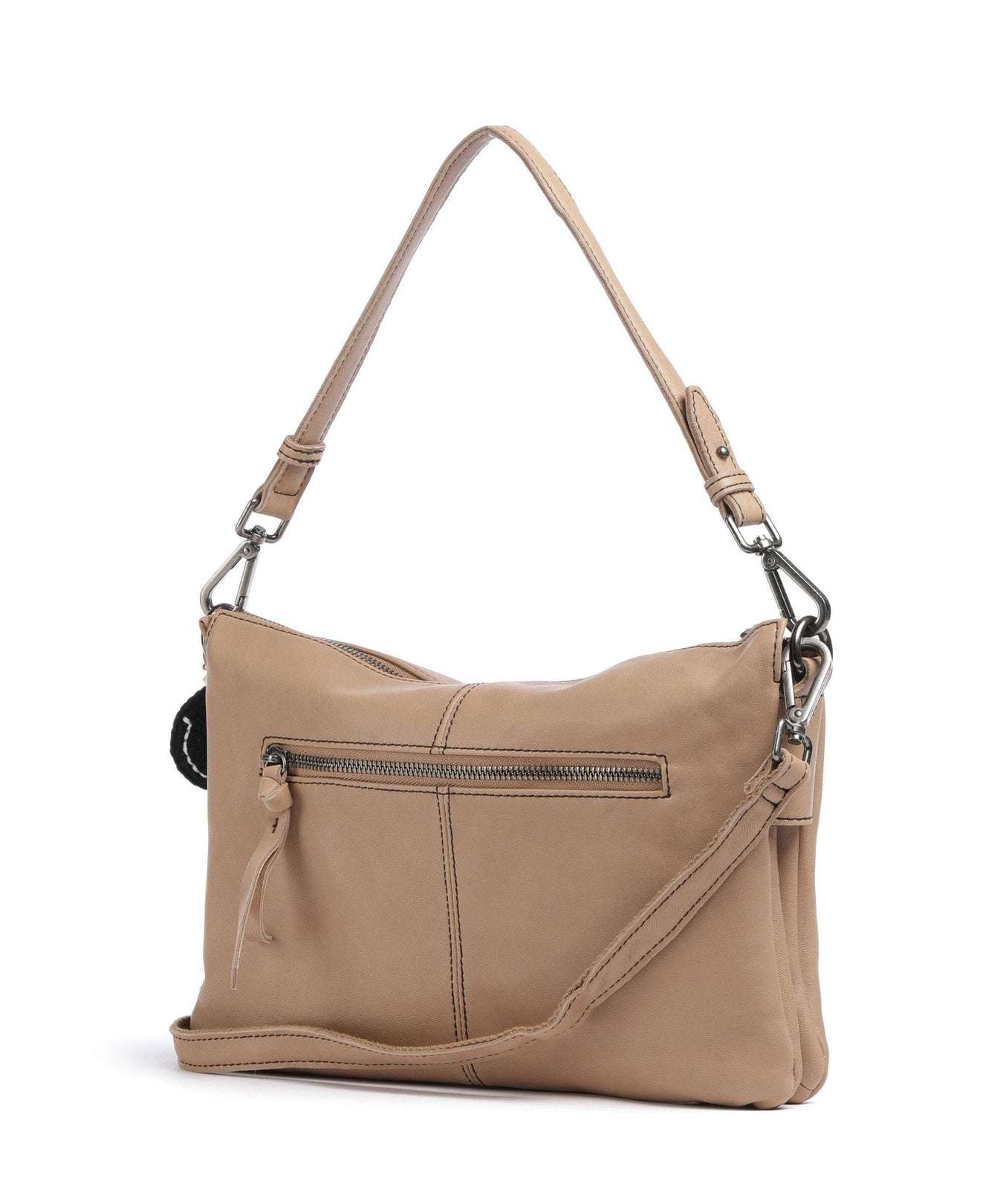 FredsBruder Take A Smile Shoulder bag milk coffee