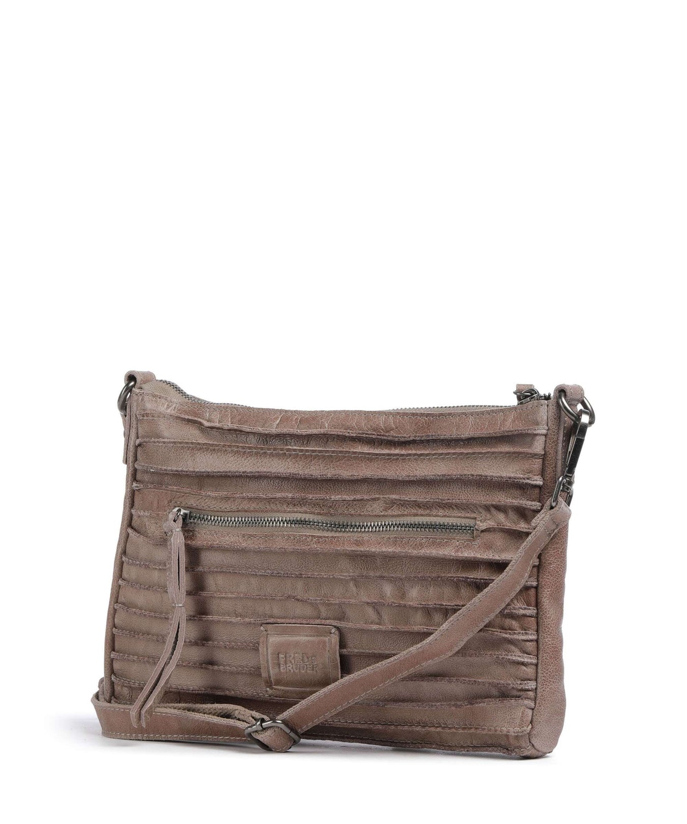 FredsBruder Bestseller Riffel Hobo bag dirty stone