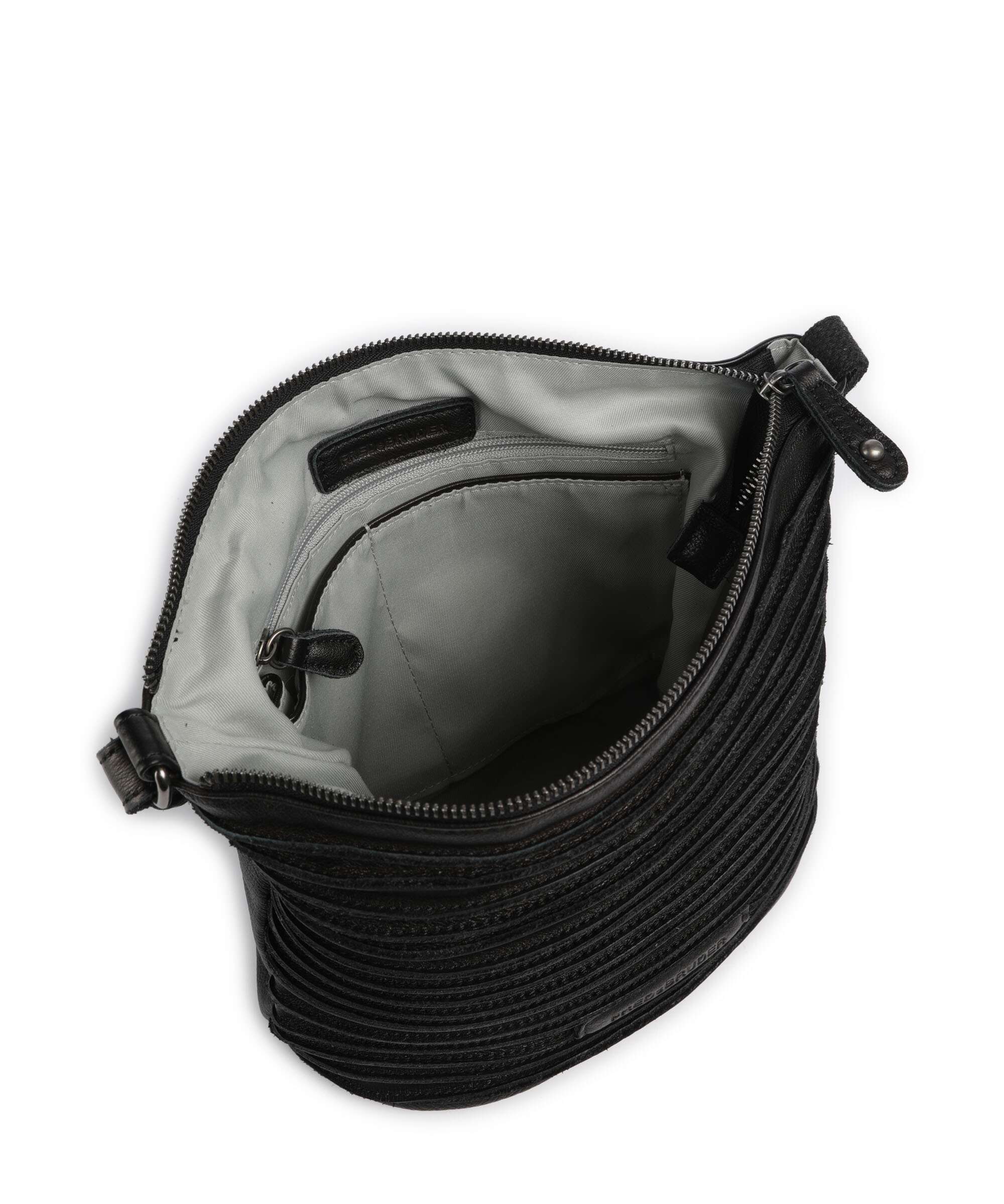 FredsBruder Riffellinchen Crossbody bag black