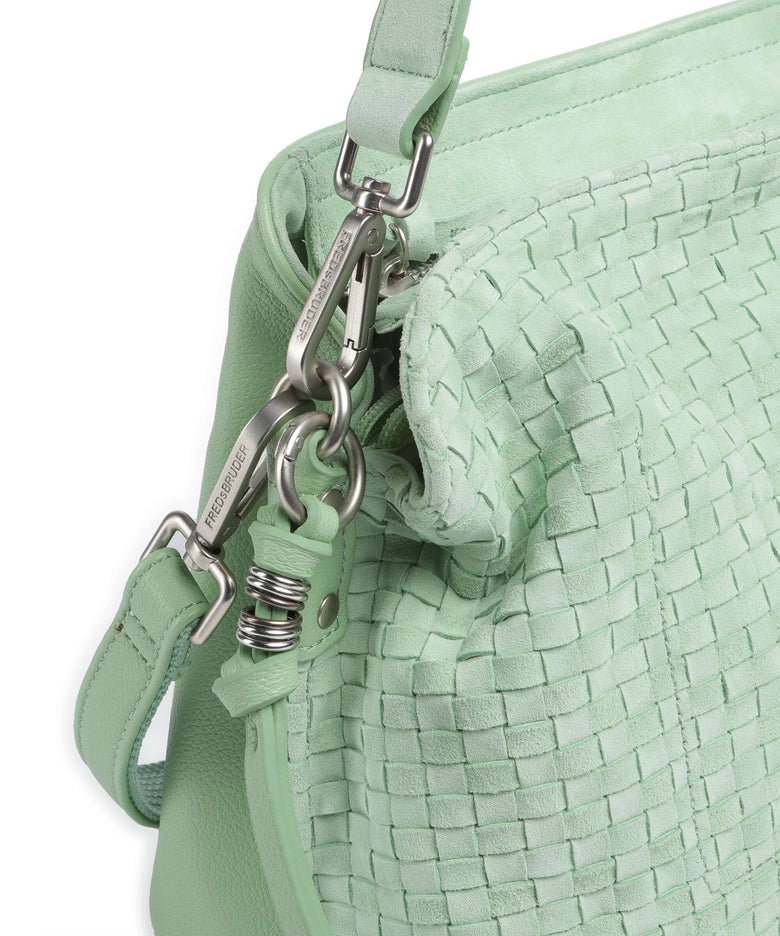 FredsBruder Weave Harmony Midi Shoulder bag fresh mint