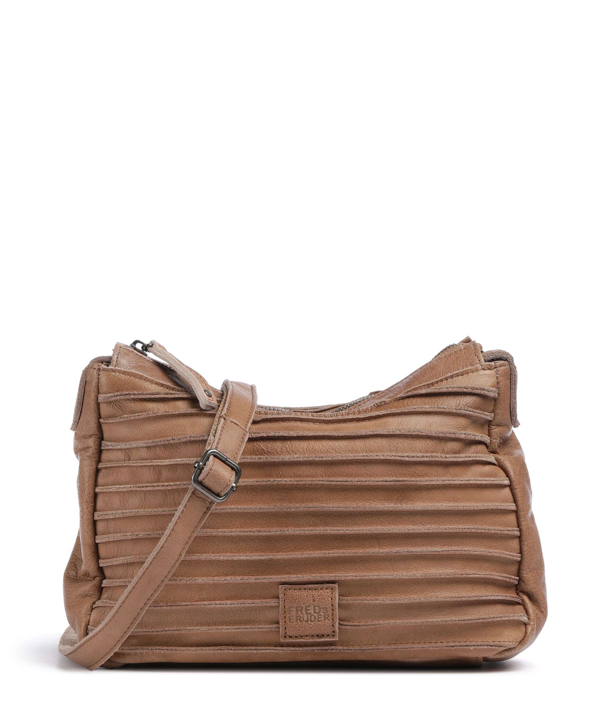 FredsBruder Bestseller Riffel Likely Crossbody bag caramel