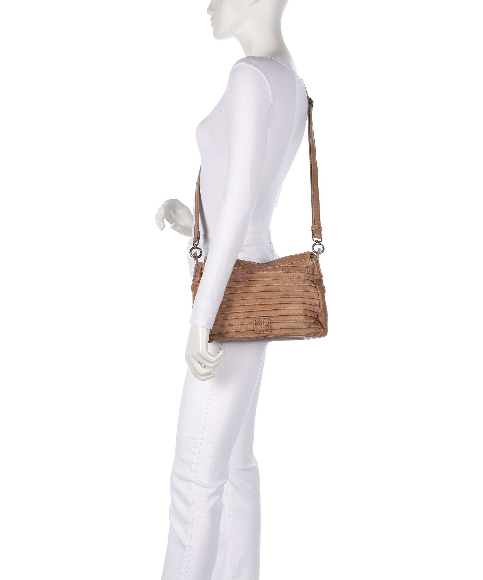 FredsBruder Bestseller Riffel Likely Crossbody bag caramel