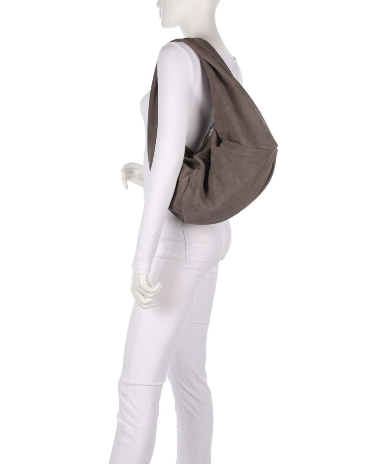 Les Visionnaires Greta Essential Cozy Hobo bag dimgrey