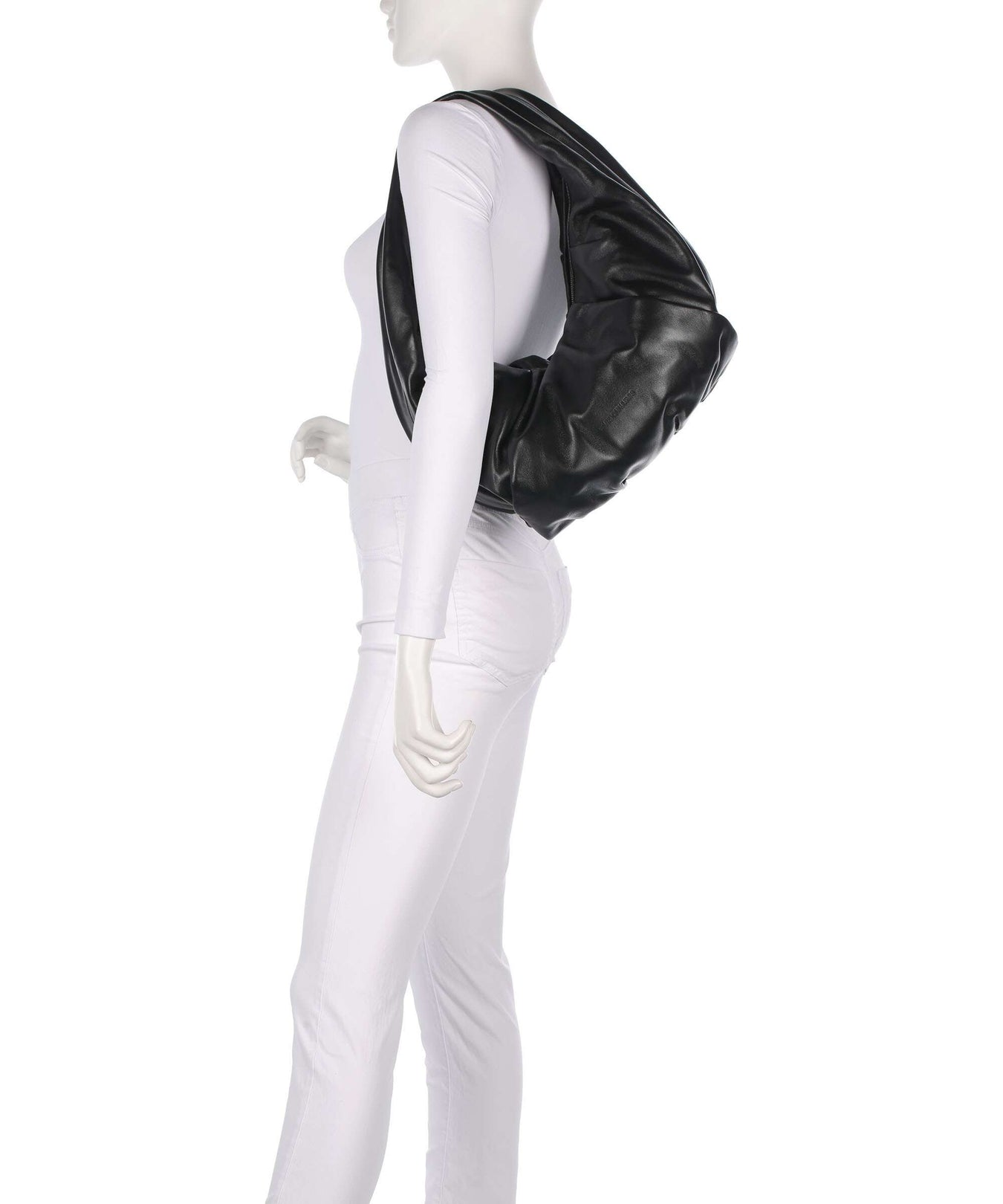 Les Visionnaires Greta Essential Silky Hobo bag black