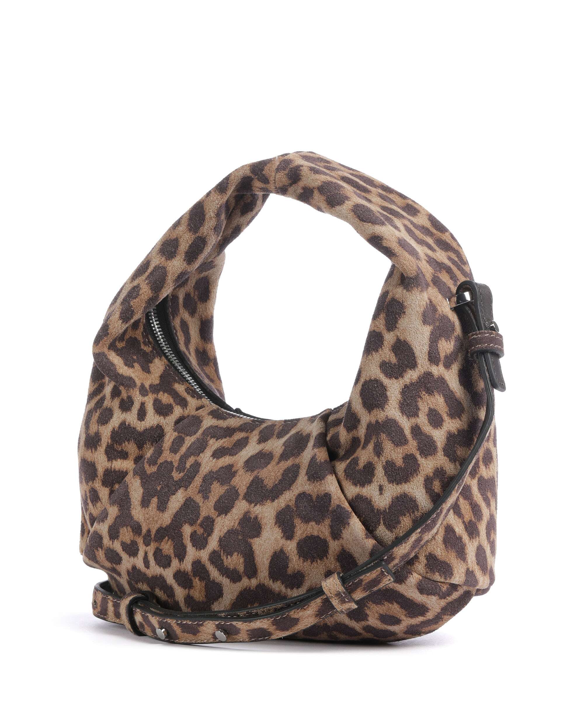 Les Visionnaires Greta Essentil Cozy Mini Handbag leo print