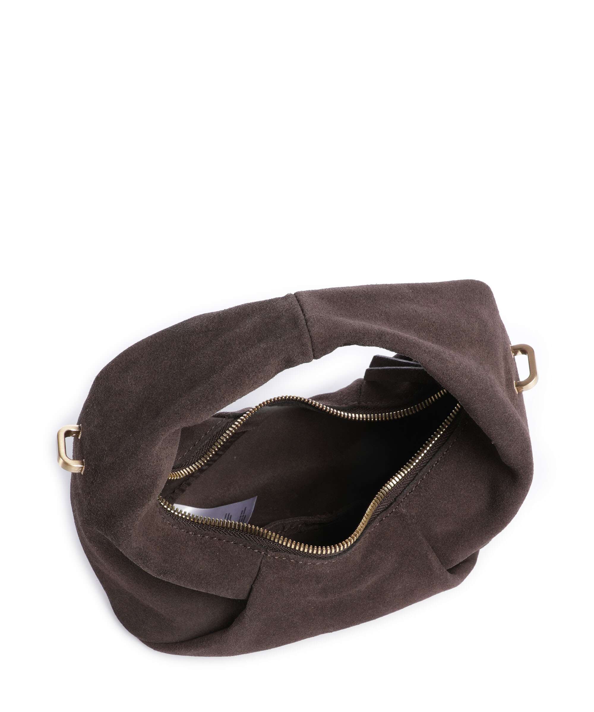 Les Visionnaires Greta Essentil Cozy Mini Handbag dark brown