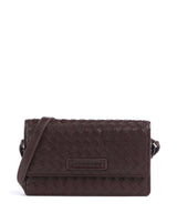 Les Visionnaires Brit Weave Silky Crossover väska aubergine