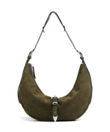 Les Visionnaires Enya Rebel Cozy Hobo väska deep jungle