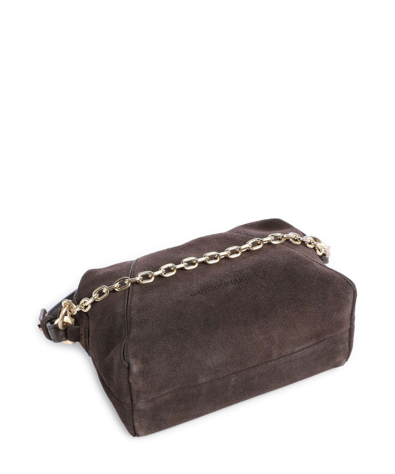 Les Visionnaires Lynn Cozy Chain Crossbody bag dark brown