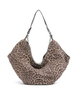 Les Visionnaires Amelie Cozy Chain Hobo väska leo print