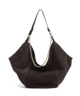 Les Visionnaires Amelie Cozy Chain Hobo väska dark brown