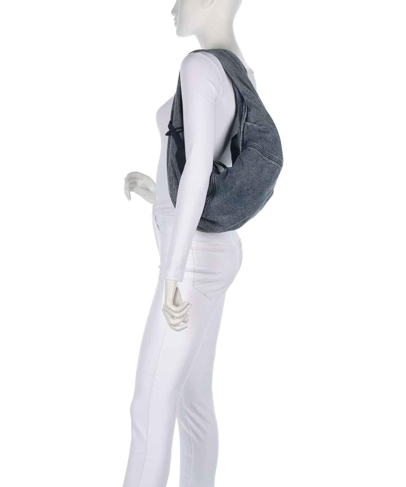 Les Visionnaires Greta Denim Essential Hobo bag washed denim