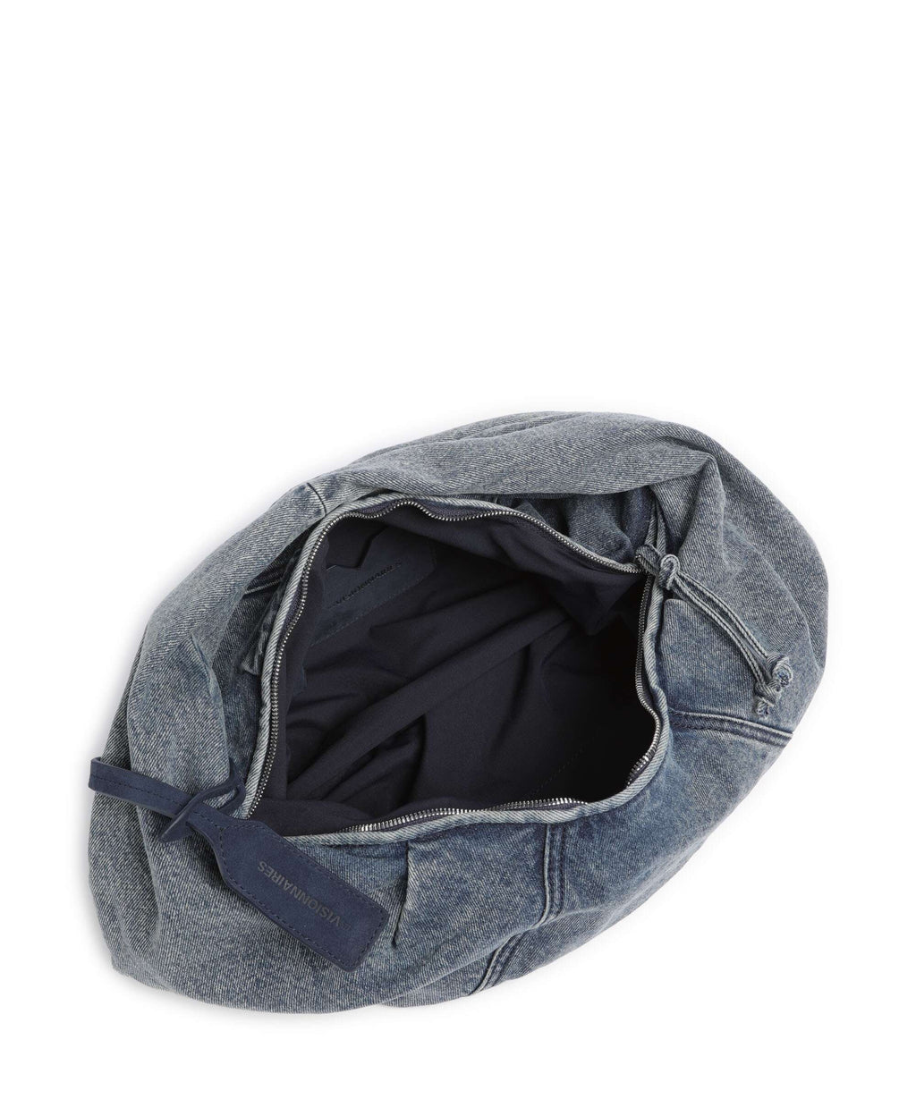 Les Visionnaires Greta Denim Essential Hobo bag washed denim