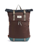 Doughnut Jungle Christopher Small Rolltop ryggsäck brown