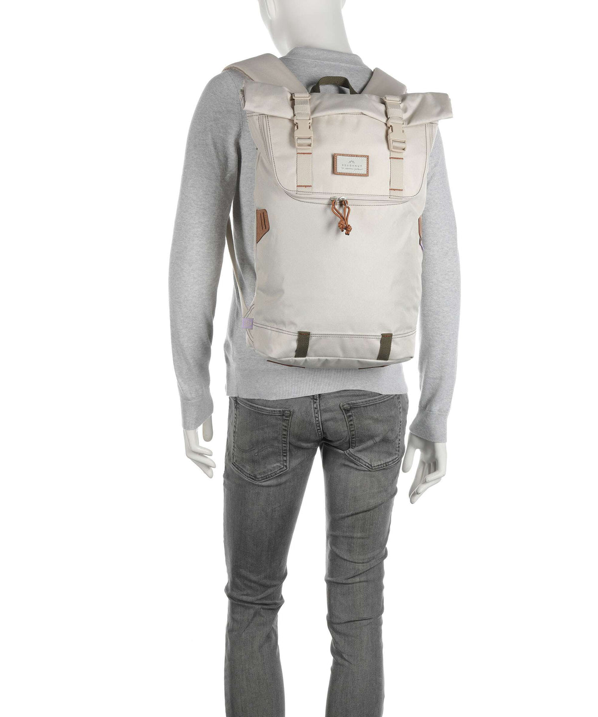 Doughnut Denise Peter Christopher Rolltop backpack stone