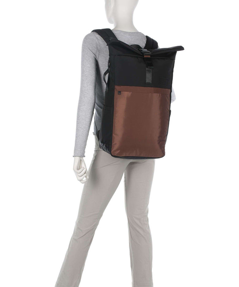 Doughnut Go Wild Jetpack Rolltop backpack black/navy