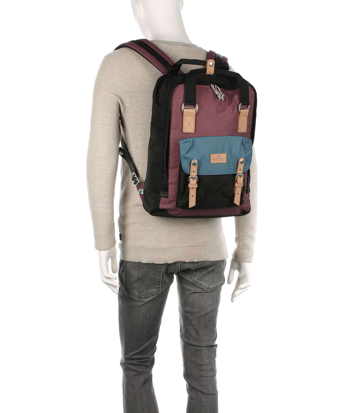 Doughnut Macaroon Backpack khaki/camel
