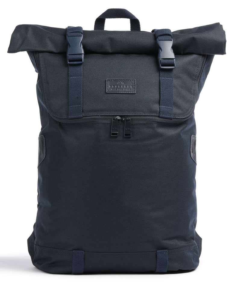 Doughnut Glossy Blocking Christopher Rolltop backpack navy