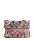 Kurt Geiger Kensington Fringe Shoulder bag blue