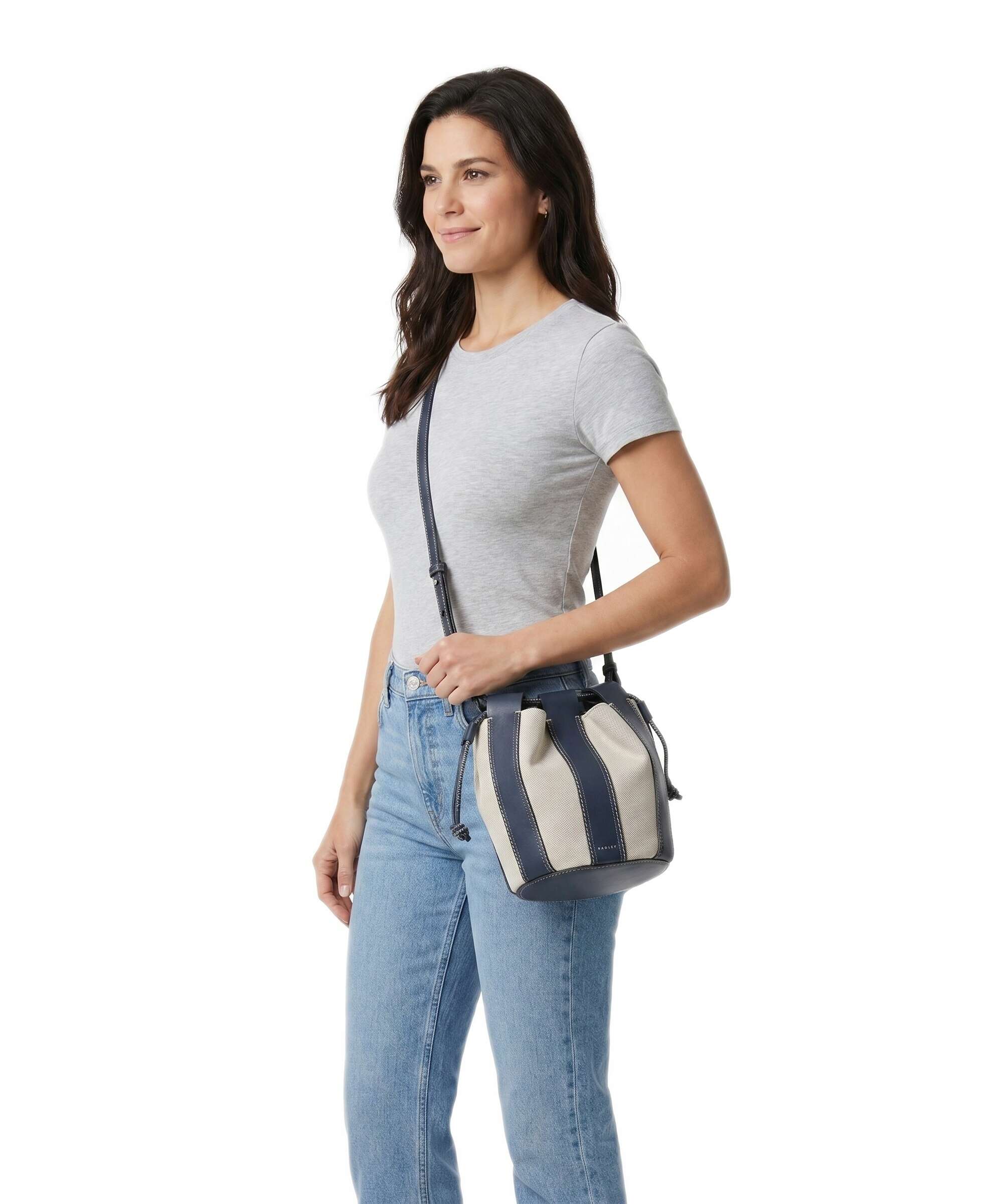 Radley London The Flora Medium Bucket bag naval