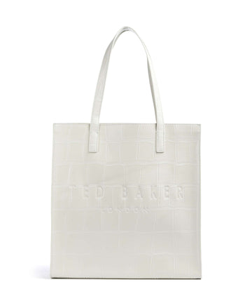 Ted Baker Croccon Shoppingväska ivory
