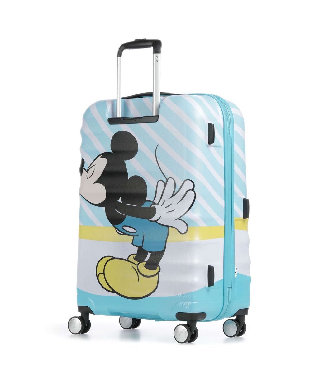 American Tourister Wavebreaker Disney Spinner (4 wheels) mickey blue kiss
