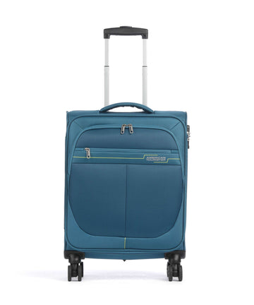 American Tourister Deep Dive Resväska med 4 hjul teal/lime