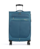 American Tourister Deep Dive Resväska med 4 hjul teal/lime