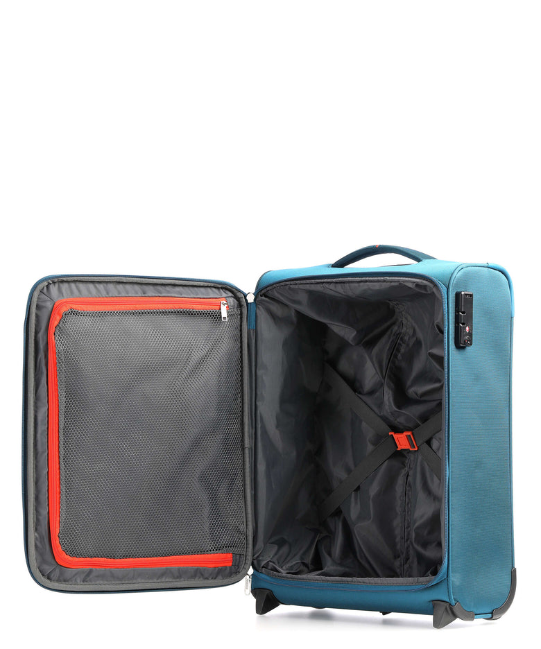 American Tourister Crosstrack Trolley (2 wheels) navy/orange