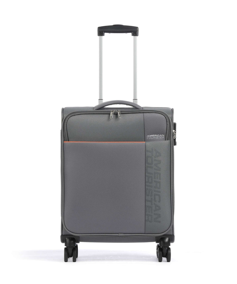 American Tourister Fun Cruise Spinner (4 wheels) grey/orange