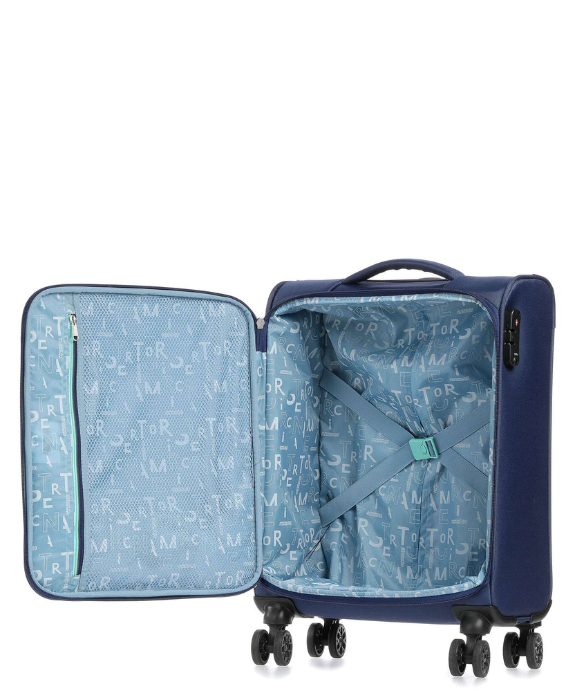 American Tourister Sea Seeker Spinner (4 wheels) combat navy