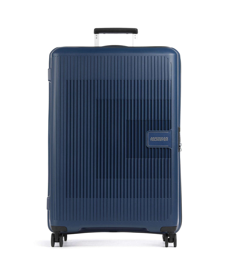 American Tourister Aerostep Spinner (4 wheels) navy blue