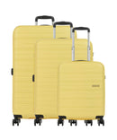 American Tourister High Turn Resväska set (4 hjul) matt yellow