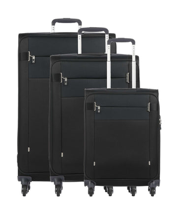Samsonite Citybeat Resväska set (4 hjul) black