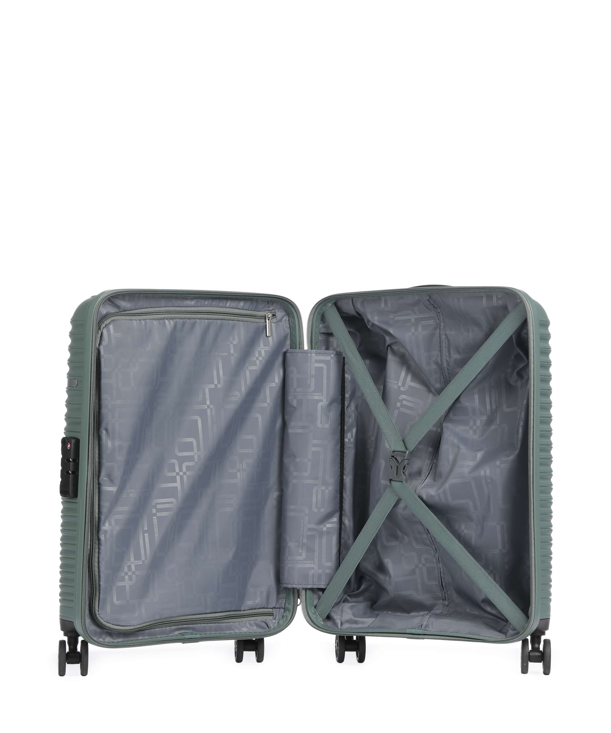 American Tourister Liftoff Spinner (4 wheels) dark olive