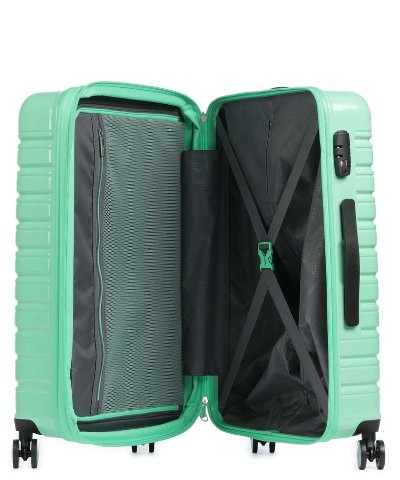 American Tourister Flashline Pop Spinner (4 wheels) light green