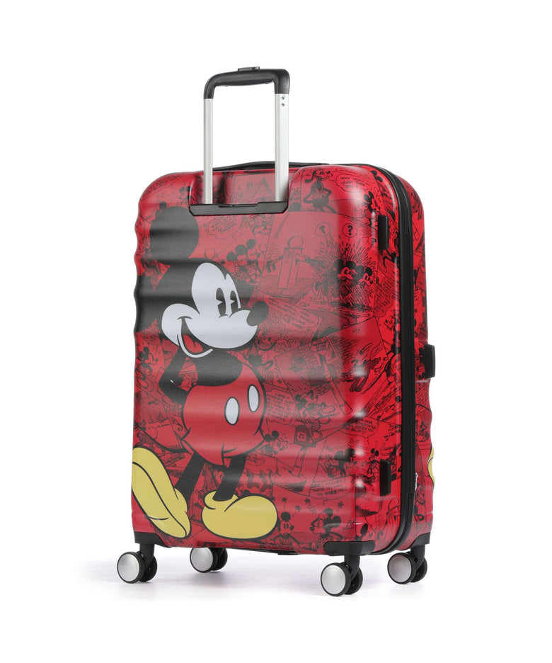 American Tourister Wavebreaker Disney Spinner (4 wheels) mickey comics red