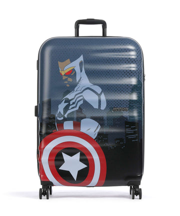 American Tourister Wavebreaker Disney Resväska med 4 hjul captain america city