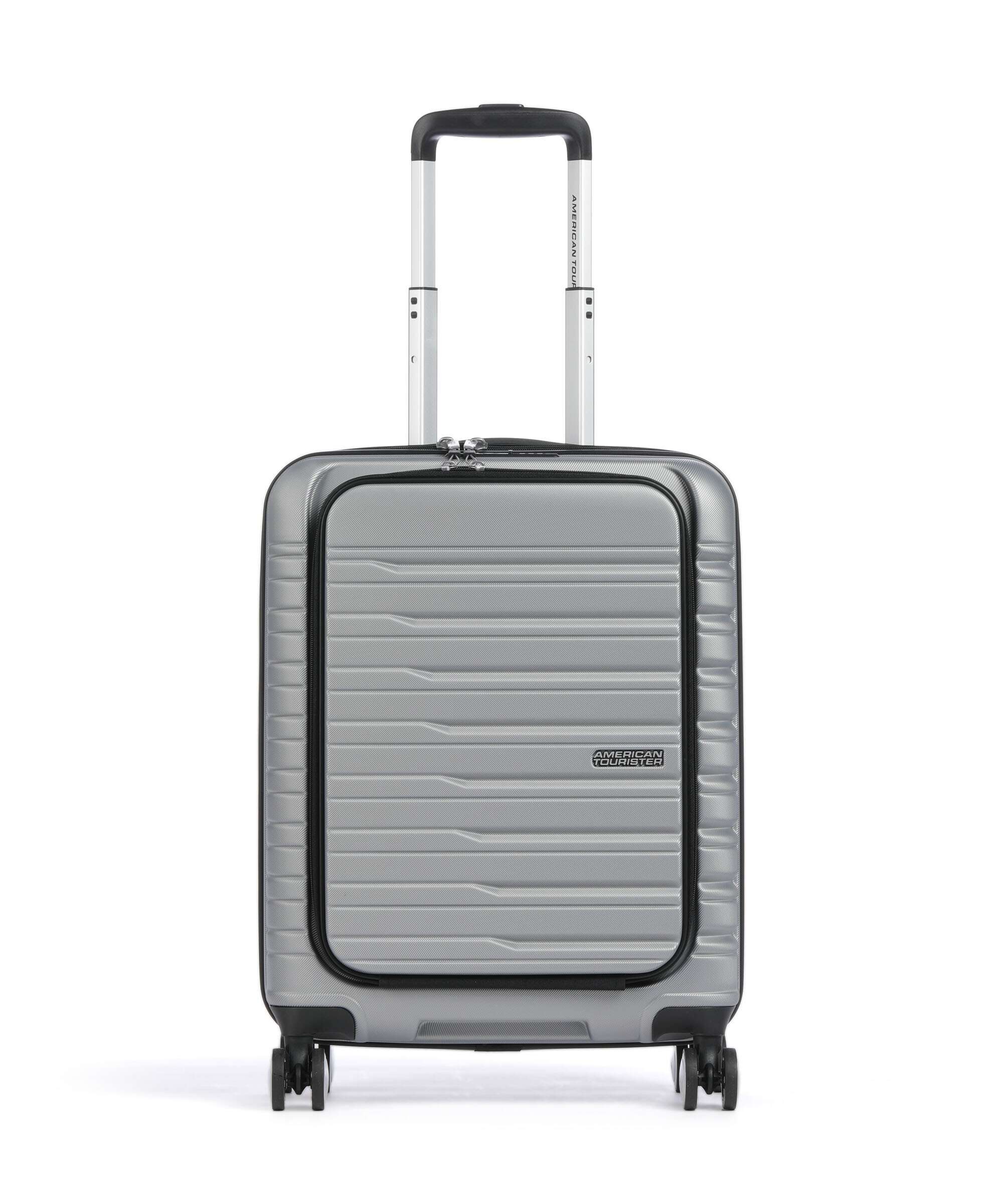 American Tourister Flashline Spinner (4 wheels) sky silver