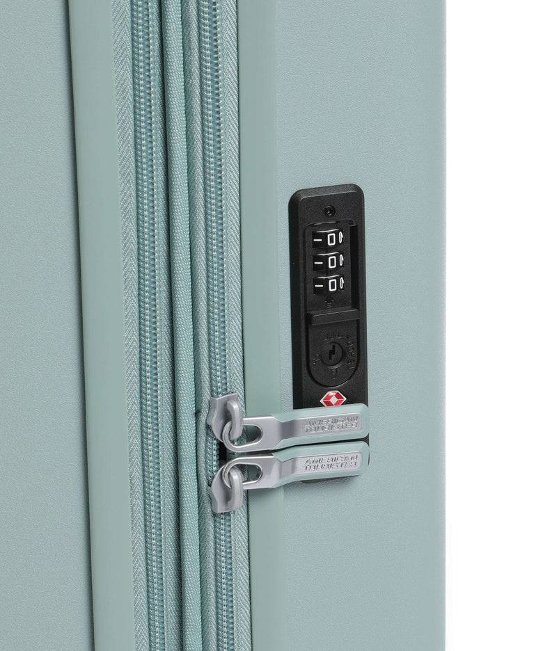 American Tourister Dynabelt Spinner (4 wheels) misty green